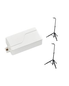 Fishman Fluence Tosin Abasi 6-St Set White + 2 Gator Hanging Guitar Stands