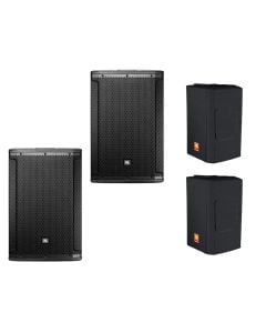 2x JBL SRX815P + Deluxe Covers