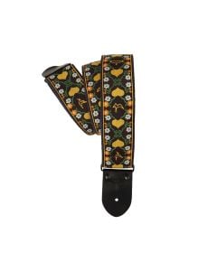 PRS 2.5" Retro Guitar Strap - Floral/Yellow