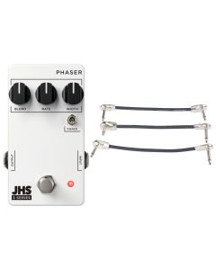 JHS 3 Series Phaser + Gator Patch Cable 3 Pack