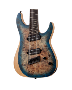 Schecter Reaper-7 Multi-Scale 7-String Guitar - Satin Sky Burst