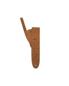 PRS 2.5" Leather Bird Swarm Guitar Strap - Tan