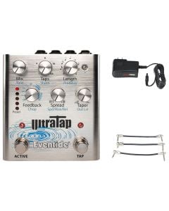 Eventide Ultratap Multi-Tap Delay Pedal + Gator 9V Power Combo & 3 Patch Cables