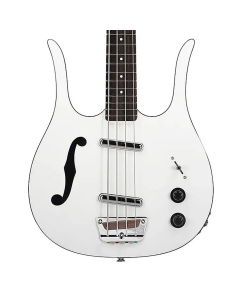 Danelectro '58 Longhorn Bass Guitar - Red Hot White