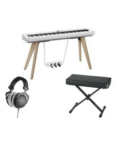 Casio PX-S7000WE + Keyboard Bench + Beyerdynamic Headphones