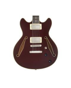 D'Angelico Excel Mini DC Tour Electric Guitar - Solid Wine