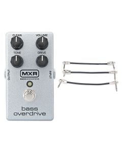 MXR M89 Bass Overdrive + Gator Patch Cable 3 Pack