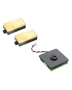 Fishman Fluence Modern Humbucker Set of 2 - Gold + Rechargeable Battery Pack
