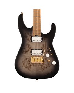 Charvel Pro-Mod DK24 HH 2PT CM - Trans Black Burst w/ Caramelized Maple FB