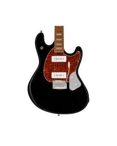 Sterling by Music Man StingRay Plus Electric Guitar - Black w/Roasted Maple FB