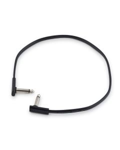 RockBoard Black Flat 1/4" Patch Cable 1.47'