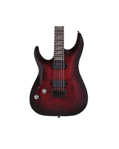 Schecter Omen Elite-6 Left Handed Electric Guitar - Black Cherry Burst