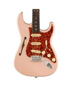 Fender American Professional II Strat Thinline - Trans Shell Pink w/Rosewood FB