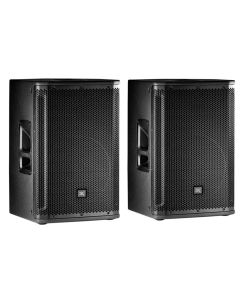 2x JBL SRX812P Powered Speakers