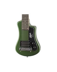 Hofner Shorty Electric Travel Guitar w/ Gig Bag - Cadillac Green