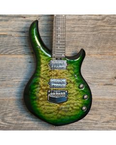 Ernie Ball Music Man BFR Majesty Electric Guitar - Malachite w/Ebony FB