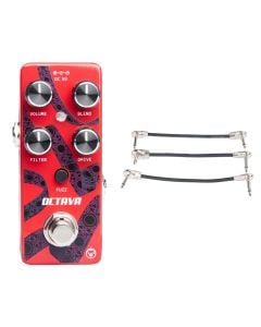 Pigtronix Octava Micro V2 + Gator Patch Cable 3 Pack