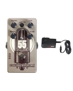 Catalinbread Formula 55 Tweed Style Overdrive + Gator 9V Power Supply Combo