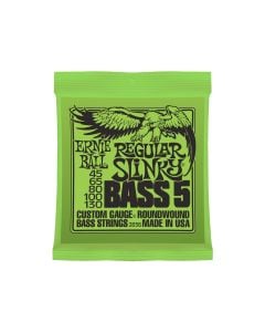 Ernie Ball 5-String Regular Slinky Bass Guitar Strings - 45-130