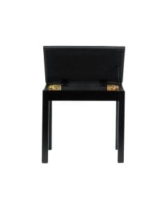 Gator Frameworks GFW-KEYBENCH-WDBKS Deluxe Wooden Piano Bench In Black