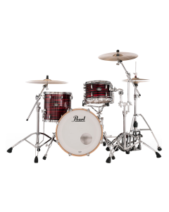 Pearl Masters Maple Gum 3pc Shell Pack w/20" BD +7/8 Mount White Ice Swirl Open Box