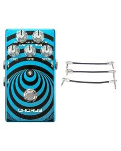 MXR WA38 Wylde Audio Chorus Pedal + Gator Patch Cable 3 Pack