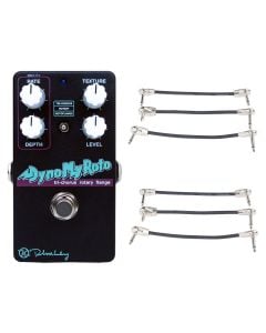 Keeley Dyno My Roto + 2x Gator Patch Cable 3 Pack