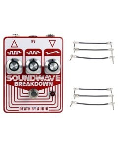 Death By Audio Soundwave Breakdown + 2x Gator Patch Cable 3 Pack