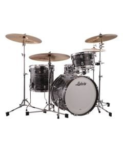 Ludwig Classic Maple Downbeat 3-pc Shell Pack w/20" Kick - Vintage Black Oyster