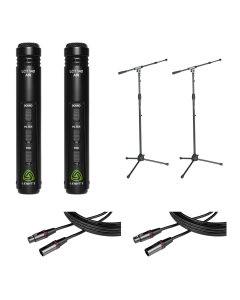 Lewitt LCT 140 AIR Matched Stereo Condenser Mic Pair + Stands + Gator Cables