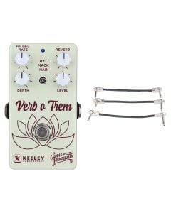 Keeley EH Verb o Trem KVOT + Gator Patch Cable 3 Pack