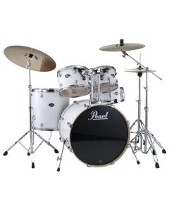 Pearl Export 5-Piece Drum Set w/ 22" Kick and Hardware - Pure White