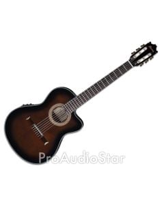 Ibanez GA35TCE Thinline Classical A/E Guitar - Dark Violin Sunburst