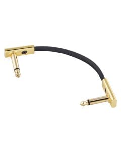 RockBoard Gold Flat 1/4" Patch Cable 3.94"