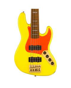 Fender MonoNeon Jazz Bass V - Neon Yellow w/ Maple FB
