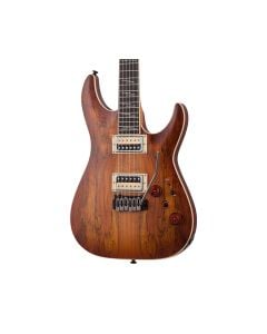 Schecter C-1 Exotic Spalted Maple Electric Guitar - Natural Satin