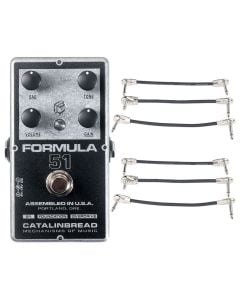 Catalinbread Formula 51 Tweed Style Overdrive + 2x Gator Patch Cable 3 Pack