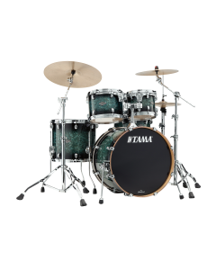 Tama Starclassic Performer 4-Pc Shell Pack w/22" Kick - Molten Steel Blue Burst
