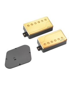 Fishman Fluence Classic Humbucker Set of 2 - Gold + Les Paul Battery Pack