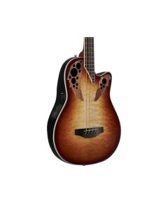 Ovation Celebrity Deluxe CDX40-5-G Cutaway A/E Guitar - Black