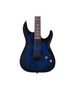 Schecter Omen Elite-6 Electric Guitar - See Thru Blue Burst