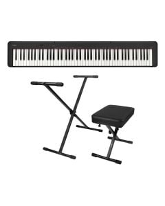 Casio CDP-S160BK + Gator Keyboard Bench/Stand Set