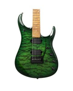 Ernie Ball Music Man JP15 Electric Guitar - Green Tiger Eye Quilt