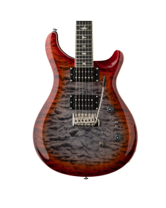 PRS SE Custom 24-08 Quilt Package Electric Guitar - Charcoal Cherry Burst