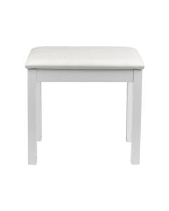 Gator Frameworks GFW-KEYBENCH-WDWH Traditional Wooden Piano Bench In White