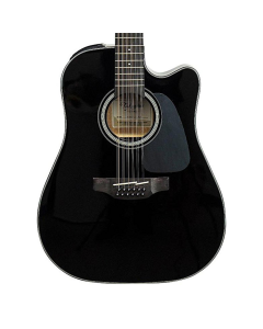 Takamine GD30CE12 12-String Acoustic-Electric Guitar - Black
