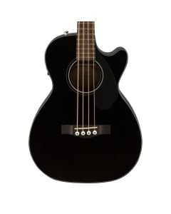Fender CB-60SCE Acoustic/Electric Bass Guitar - Black w/ Laurel FB