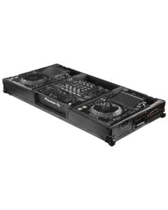 Odyssey FZDJMA9CDJWBL All Black 2x Pioneer CDJ-3000 with DJM-A9 Flight Coffin Case