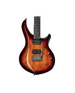 Sterling by Music Man MAJ200X Majesty Spalted Maple Blood Orange Burst