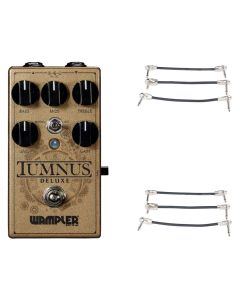 Wampler Tumnus Deluxe Overdrive + 2x Gator Patch Cable 3 Pack